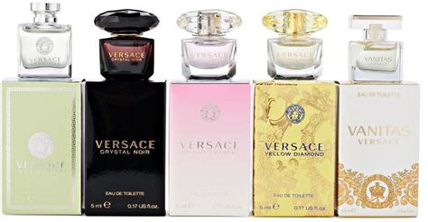 versace 5 pc women's perfume collection gift set multicolor|Versace signature perfume gift set.